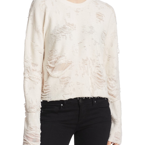 Iro Cenix Distressed Sweater Medium 